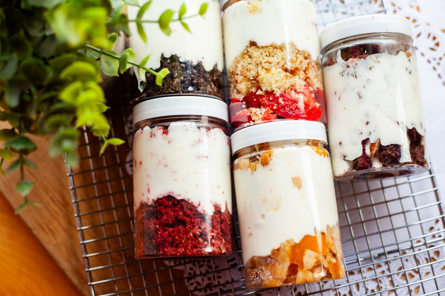 Handcrafted Cheesecake Jars