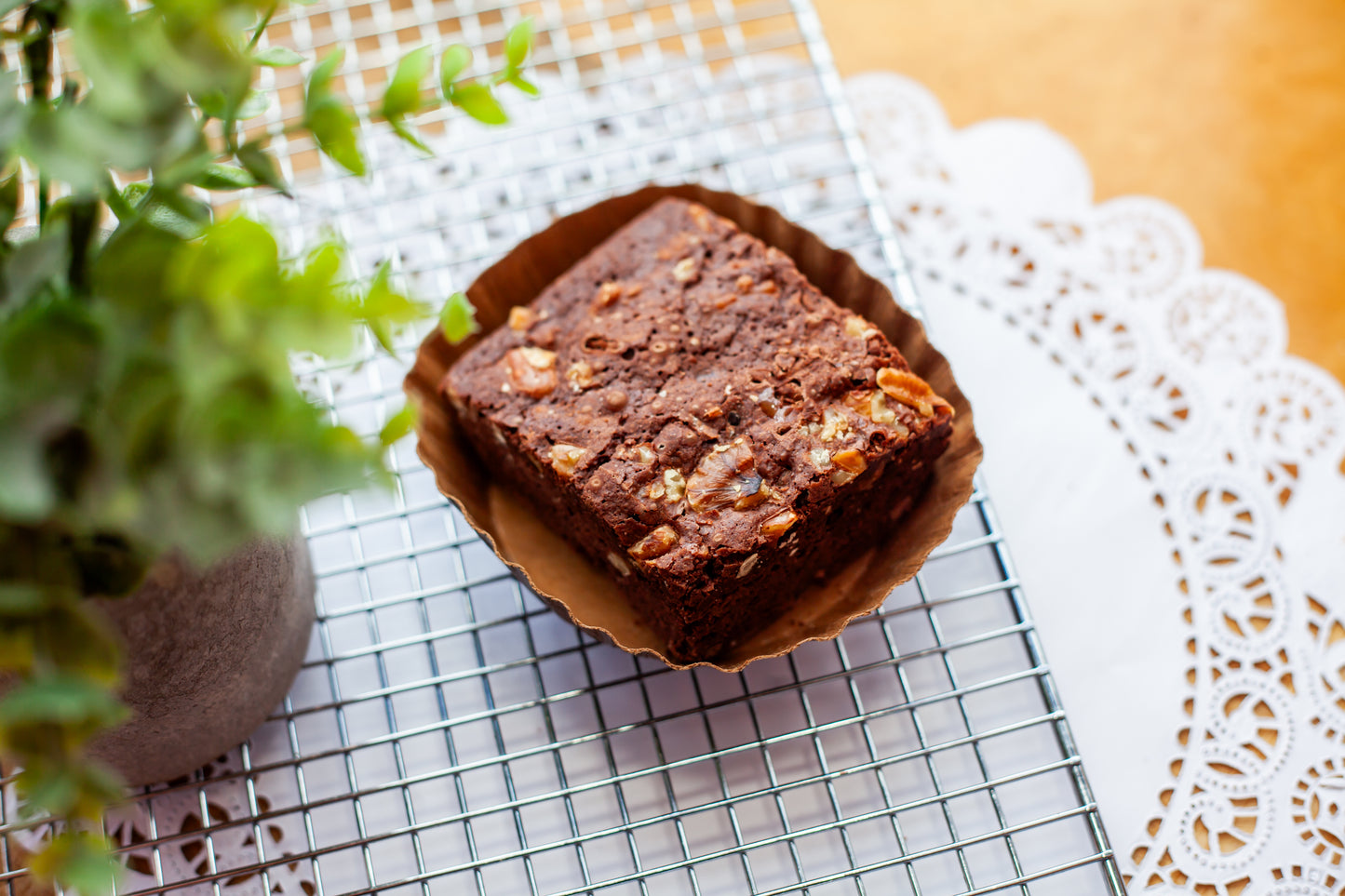 Artisanal Triple Chocolate Fudge Brownies